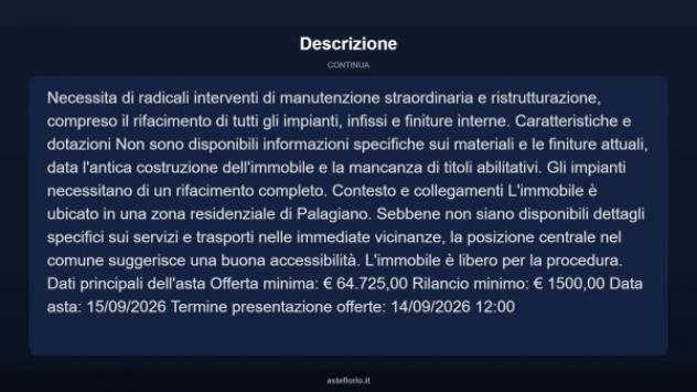 Immobile in asta di 167 m² in vendita a Palagiano - Foto 4