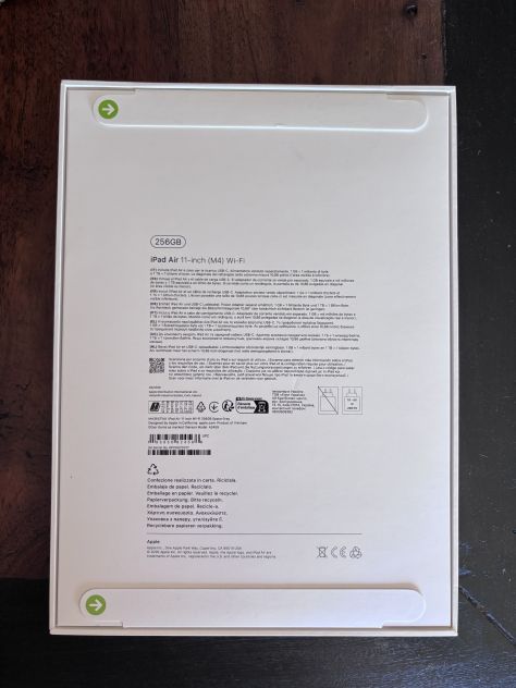 iPad Air 11" M4 256GB SIGILLATO - Foto 2