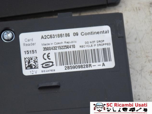 Blocchetto Accensione Renault Zoe 285909828R - 31661 - Foto 2