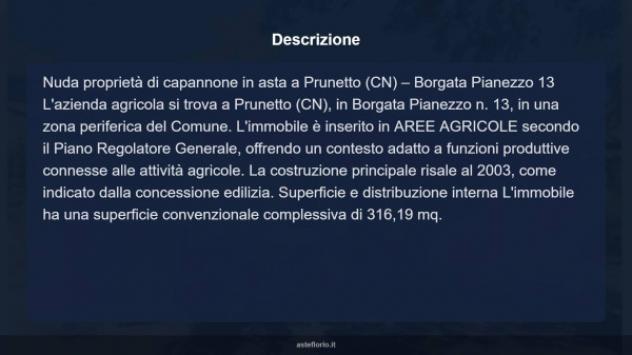 Immobile in asta di 316 m² in vendita a Prunetto - Foto 10