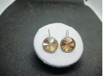 Orecchini ak344, Argento 925 rodiato, Zirconia cubica