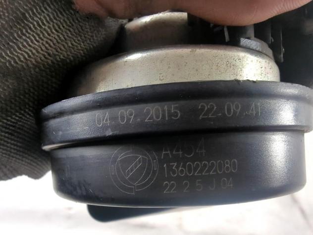1360222080 TROMBA CLACSON FIAT QUBO 1.3 D 59KW 5M 4P (2015) RICAMBIO USATO - Foto 5