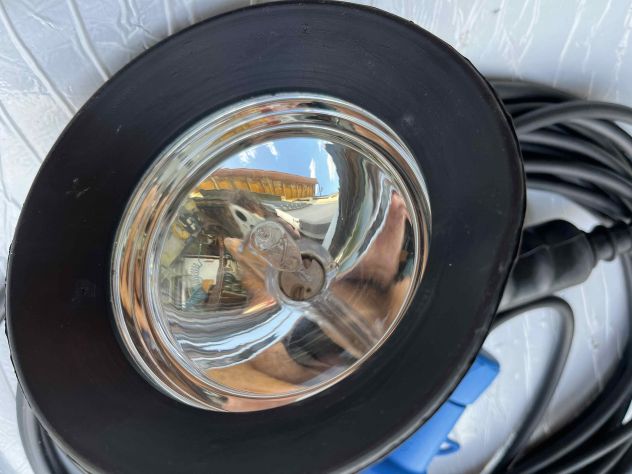 Lampada portatile ispezione alogena in gomma IP 55 - Foto 3