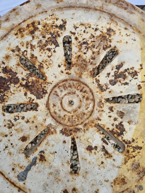 4 rare sedie in ferro da giardino,Liberty fine 1800, Franci Siena-Corcos - Foto 2