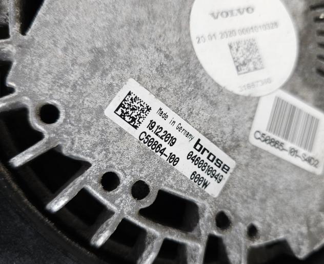 VENTOLA RAFFREDDAMENTO MOTORE VOLVO XC60 Serie 31657360 D4204T14 Diesel 2000 (17) - Foto 12