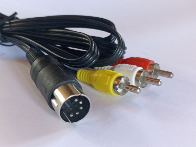 Cavo Audio Video Commodore C64 VIC20 Plus/4 c16 - Foto 2