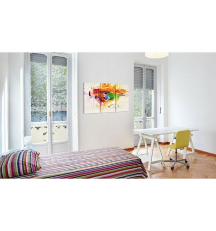 Quadro Artigianale ARREDALACASA N. 58 Cm. 120x60 Dipinto A Mano - Foto 2