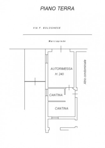 piano terra via Franco Bolognese