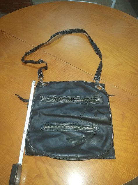 Borsa pelle nera donna vintage - Foto 4