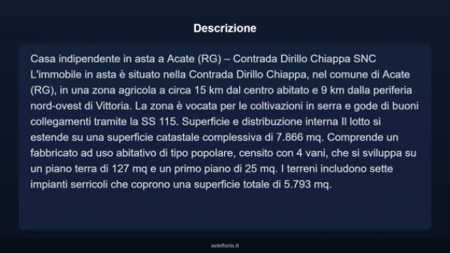 Immobile in asta di 7866 m² in vendita a Acate - Foto 5