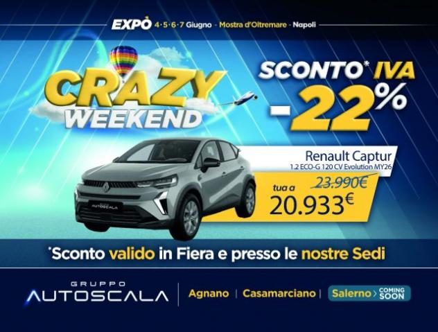 RENAULT Captur 1.2 ECO-G 120 CV Evolution MY26 rif. 23767526