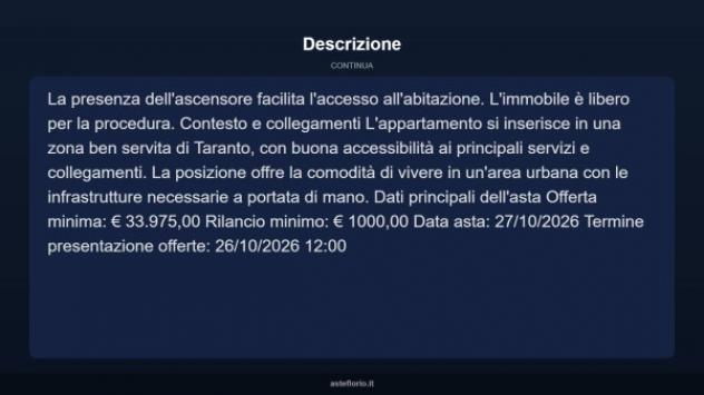 Immobile in asta di 92 m² in vendita a Taranto - Foto 8