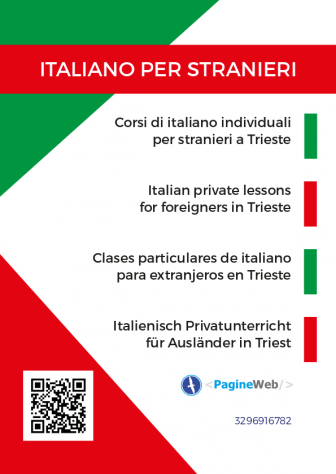 Corsi di italiano individuali per stranieri a Trieste od online