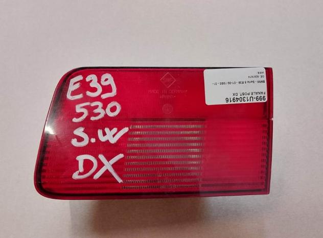 FANALE POST. DX 999-U1304916 Parti elettriche  Fanaleria  Fanali  Fanale post. dx. BMW - Serie 5 E39 - 01-09-1995 - 01-08-2000