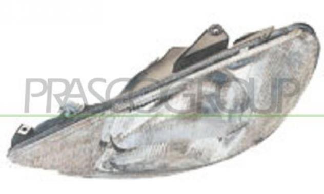 PROIETTORE S.CON LAMPADINE PG0094804 Parti elettriche  Fanaleria  Proiettori  Proiettore ant. PEUGEOT - 206 - 1998  2009, PEUGEOT - 206 SW - 2002  200