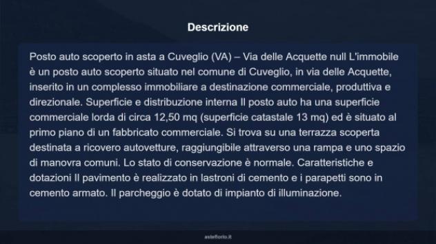 Immobile in asta di 13 m² in vendita a Cuveglio - Foto 9