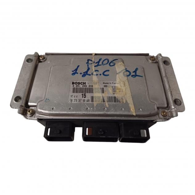 CENTRALINA MOTORE PEUGEOT 106 2° Serie 9637838780 HFX diesel 1124 (96) - Foto 4