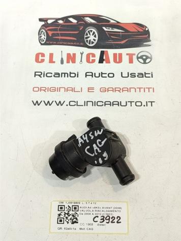 VALVOLA RISCALDAMENTO AUDI A4 Avant (8K5) 1J0819809 CAG diesel 1968 (0815) - Foto 2