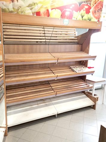2 scaffalature in legno self-service usate - Foto 3
