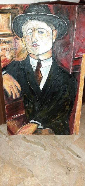 vendo quadri mie riproduzioni opere di A. Modigliani in olio su tela - Foto 3