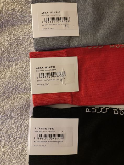 3 PAIA CALZE NUOVE DA UOMO INTROVABILI FIRMATE ORIGINALI”PAUL SMITH”MADE IN ITAL - Foto 7