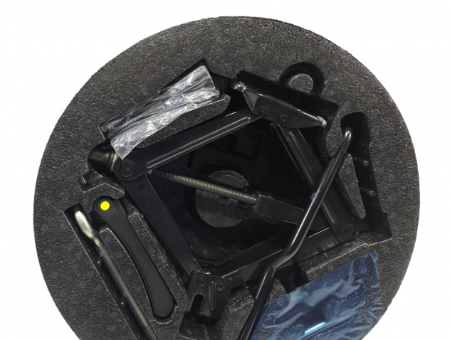 KIT ATTREZZI RUOTINO DI SCORTA FIAT 500 L Serie (351_352) 51952940 552 80 444, 940 C1.000, 955 A3.000 Diesel 1600 (12) - Foto 3