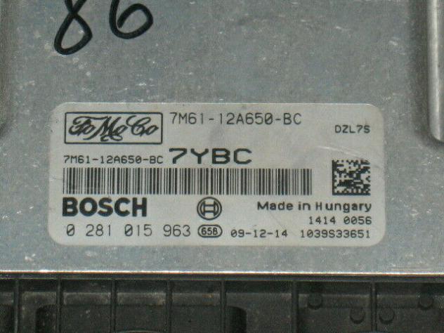 0281015963 ECU FORD MAZDA 3 1.6 0281015963 7M61-12A650-BC 7YBC - Foto 2