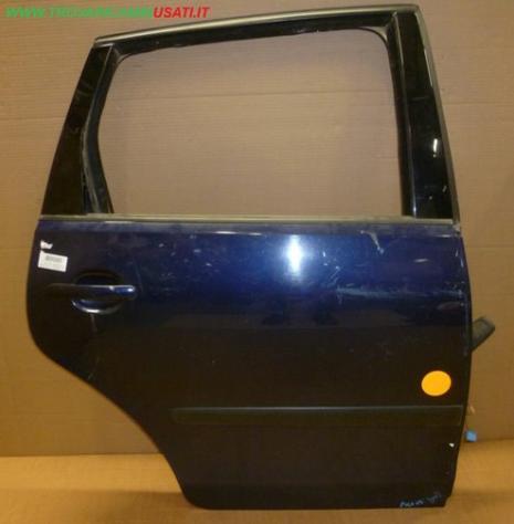 PORTA POST.D. BLU MET NO ALZ. NO SERR. POLO (9N) Carrozzeria Lamierati esterni Porte Porta post. dx. VOLKSWAGEN - POLO - 01-10-2001 - 01-04-2005