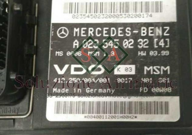 Mercedes Classe A W168 1.4 centralina motore A0235450232 - Foto 2
