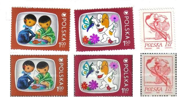 A162 - RARA VARITA' DI FRANCOBOLLI POLONIA