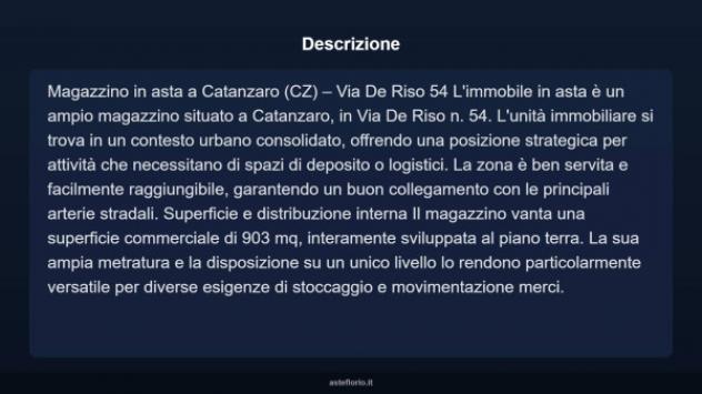 Immobile in asta di 903 m² in vendita a Catanzaro - Foto 5