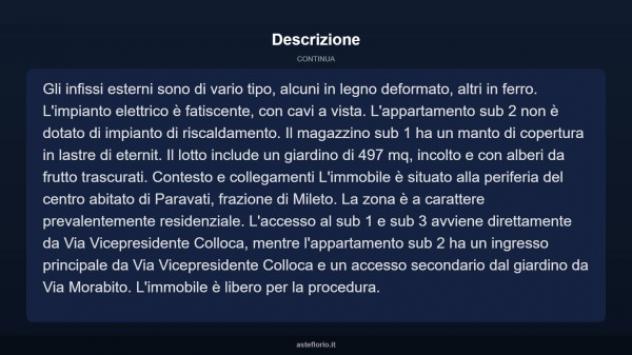 Immobile in asta di 359 m² in vendita a Mileto - Foto 12