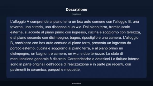 Immobile in asta di 285 m² con più di 5 locali e box auto in vendita a Sanza - Foto 13