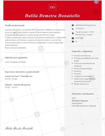 Assistente alla poltrona