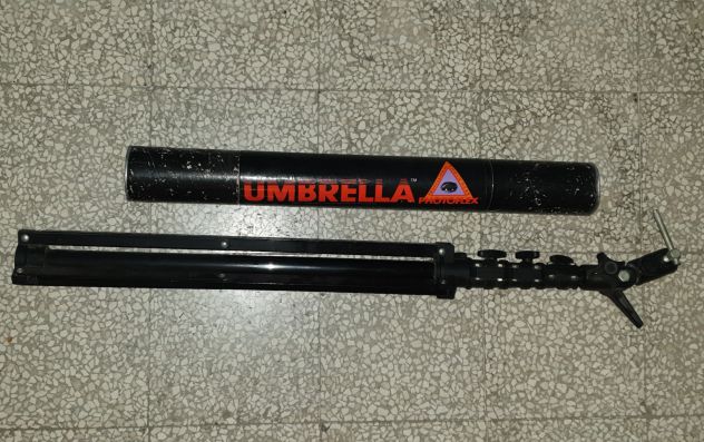 Kit Completo Stativo + Ombrello Riflettente Photoflex + Supporto Flash - Foto 7