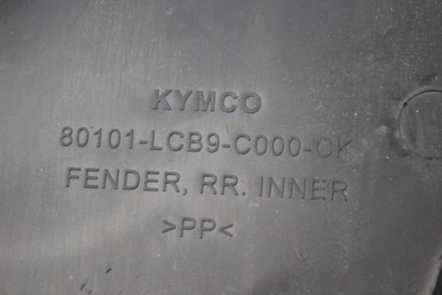 KYMCO AGILITY 50 8010ALGB5E10N1R 80101LCB9C000CK PARAFANGO POSTERIORE INTERNO 19 - 24 REAR INNER FENDER - Foto 5