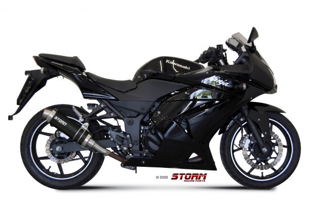 Terminale di scarico per Ninja 250 Gpr Deptone Gpe M3 Furore nero - Foto 7