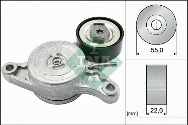 Ina Braccio Tenditore, Cinghia Poly-V Mini Mini Clubma 534042010