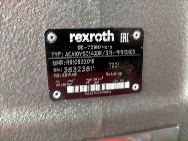 Pompa Rexroth AEA10VSO140DR/31R-PPB12N00 - Foto 2