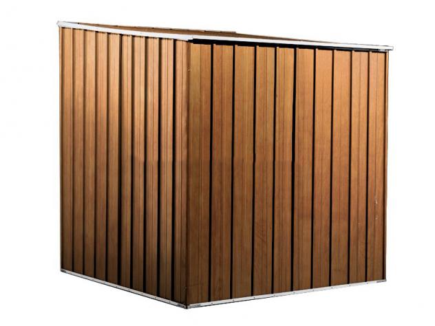 Box prefabbricato, casetta da giardino in lamiera zincata. Capanno ricovero attrezzi o deposito/garage auto in Acciaio 1.75 x 1.85 m x h1.92 m - 70 KG - Foto 4