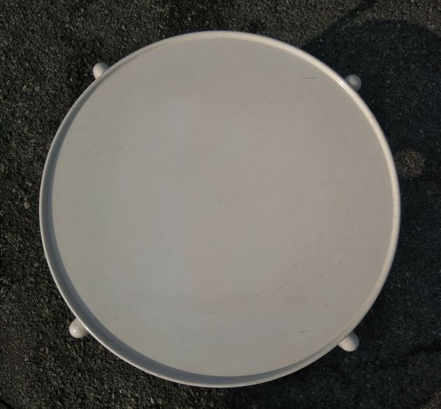 Carrello tavolino portabottiglie plastica bianca vintage (LEGGERE ANNUNCIO) - Foto 4
