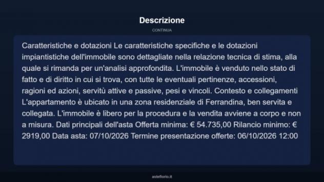 Immobile in asta di 99 m² in vendita a Ferrandina - Foto 5