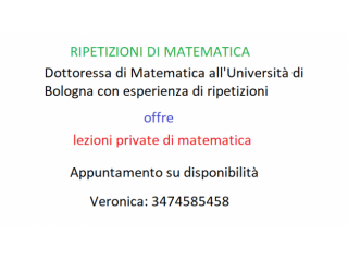 RIPETIZIONI DI MATEMATICA