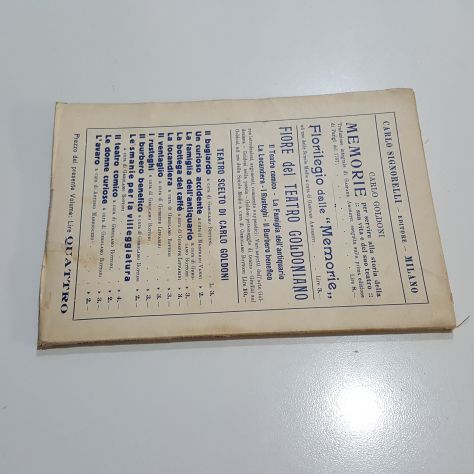 Le Smanie Per La Villeggiatura - Carlo Goldoni - Signorelli Editore - Foto 3