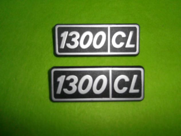 Scritte loghi targhette laterali fiancate posteriori Fiat 128 1300 CL ''NUOVE''