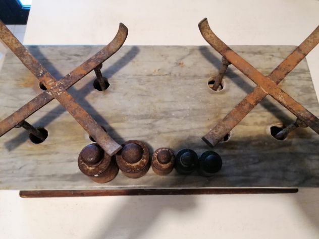 Bilancia vintage con piatti ottone - Foto 7