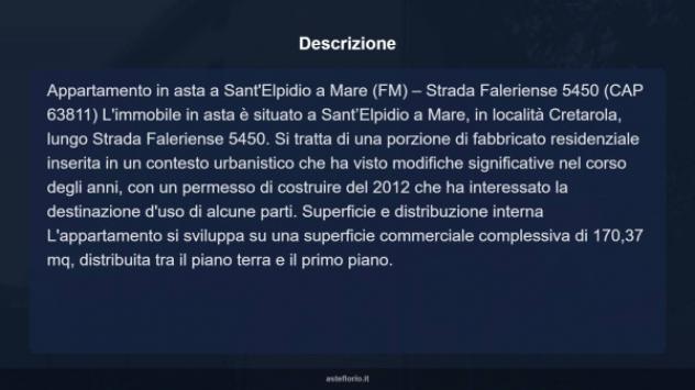 Immobile in asta di 170 m², box auto in vendita a Sant'Elpidio a Mare - Foto 14