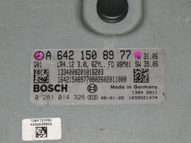 A6421508977 ECU CENTRALINA MERCEDES E CLASE CR4.12 3.0L 0281014326 6421508977 - Foto 2
