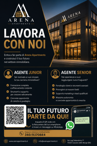 COLLABORATORE JUNIOR / SENIOR – ACQUISIZIONE IMMOBILI – ARENA APARTMENTS VERONA