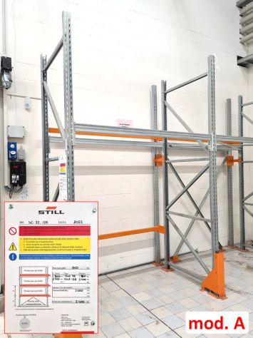 scaffalature porta pallet robuste usate - Foto 7